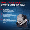 MOCA Power Steering Pump Fit for 1997-2003 Buick Century 3.1L & 1995-2001 Chevrolet Lumina 3.1L & 1996-2002 Pontiac Grand Prix 3.1L
