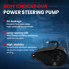 MOCA Power Steering Pump with Reservoir Fit for 2007-2013 Chevrolet Avalanche 5.3L & 1999-2006 Chevrolet Silverado 1500 5.3L & 2007-2014 GMC Yukon XL 1500 6.2L