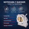 MOCA 672020 Throttle Body Fit for 2017-2024 Honda Ridgeline 3.5L & 2018-2024 Honda Odyssey 3.5L & 2016-2020 & 2022-2024 Acura MDX 3.5L