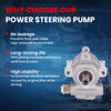 MOCA Power Steering Pump Fit for 2003-2007 Dodge Ram 2500 3500