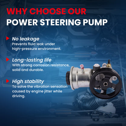 MOCA Power Steering Pump Fit for 2005-2022 Toyota Tacoma 2.7L