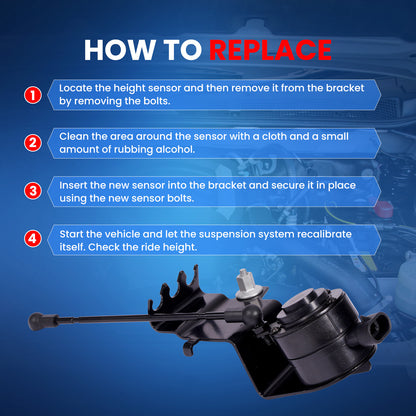 MOCA 926-786 Front Left Ride Leveling Height Sensor Fit for 2006-2011 Buick Lucerne 3.8L 4.6L & 2006-2011 Cadillac DTS 4.6L