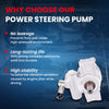MOCA Power Steering Pump Fit for 2002-2006 Ford E-150 & 1999-2006 Ford Econoline & 1999-2007 Ford F-350