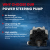 MOCA Power Steering Pump Fit for 1995-2001 Toyota Camry 3.0L & 1998-2003 Toyota Sienna 3.0L & 2005-2007 Toyota Highlander 3.3L