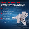 MOCA Power Steering Pump Fit for 1998-2002 Honda Accord 2.3L