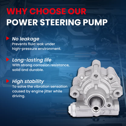 MOCA Power Steering Pump Fit for 2010-2015 Chevrolet Camaro 3.6L