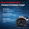 MOCA Power Steering Pump Fit for 2011-2014 Ford E-150 E-250