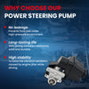 MOCA Power Steering Pump Fit for 2002-2007 Chevrolet Trailblazer 4.2L & 2002-2009 GMC Envoy 4.2L & 2006-2009 Saab 9-7x 4.2L
