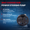 MOCA Power Steering Pump w/ Pulley Fit for 2007-2012 Mazda CX-7