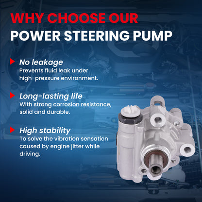 MOCA Power Steering Pump Fit for 2005-2010 Chrysler 300 5.7L & 2006-2010 Dodge Charger 5.7L & 2005-2008 Dodge Magnum 5.7L
