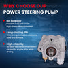 MOCA Power Steering Pump Fit for 2001-2004 Ford Escape 3.0L & 2001-2004 Mazda Tribute