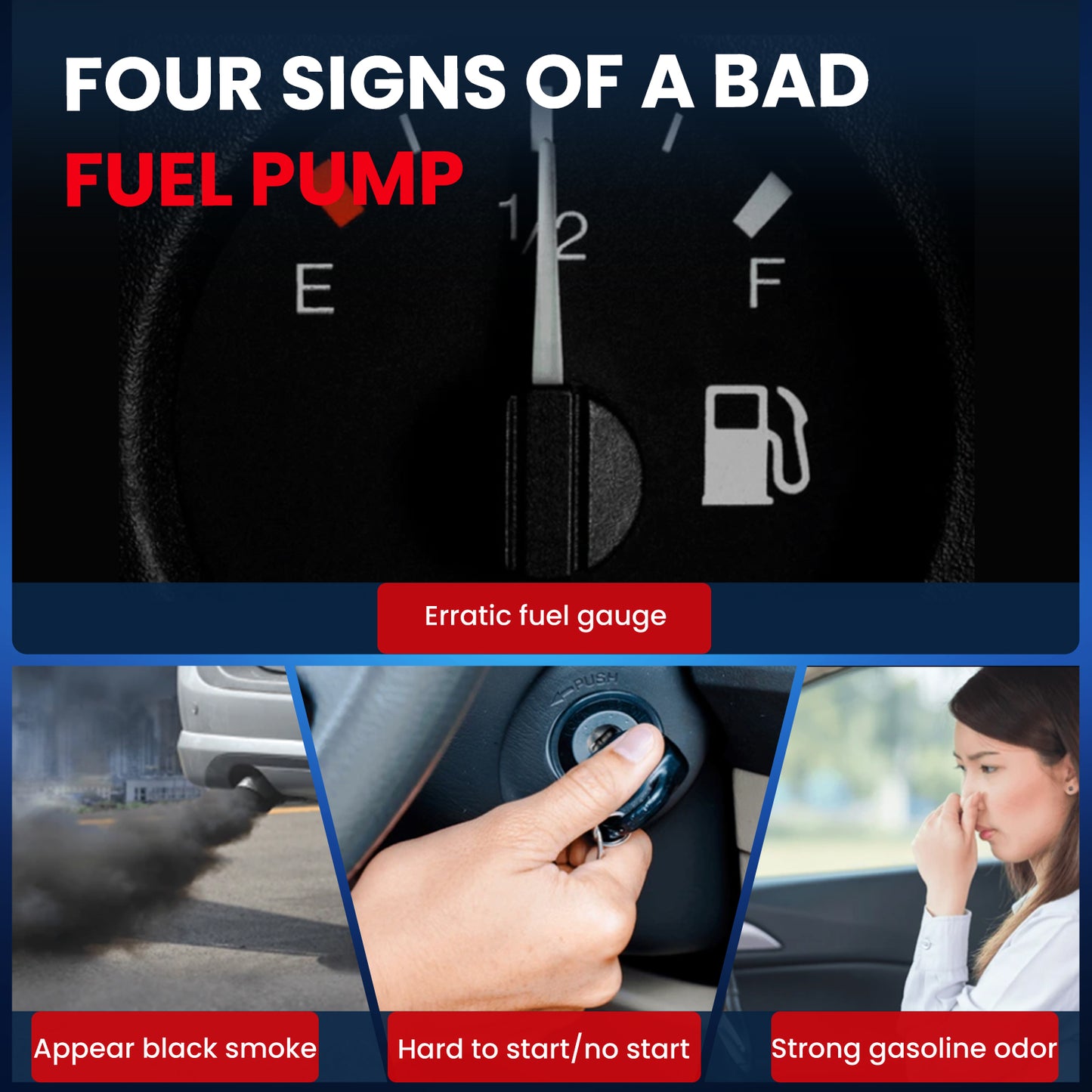 MOCA E7286A Fuel Pump Module Assembly for 2012-2021 Jeep Grand Cherokee 6.4L & 2018-2021 Dodge Durango 6.4L