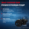 MOCA Power Steering Pump Fit for 2007-2012 Chevrolet Colorado 2.9L & 2007-2012 GMC Canyon 3.7L & 2007-2008 Isuzu i-290 2.9L