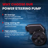 MOCA Power Steering Pump w/ Pulley Fit for 1996-2001 Jeep Cherokee 4.0L & 1997-2003 Jeep Wrangler 4.0L