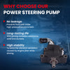 MOCA Power Steering Pump Fit for 2006-2010 Ford Explorer V8 4.6L & 2006-2010 Mercury Mountaineer V8 4.6L