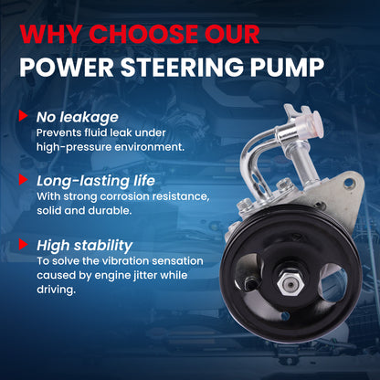 MOCA Power Steering Pump Fit for 2003-2007 Nissan Murano 3.5L