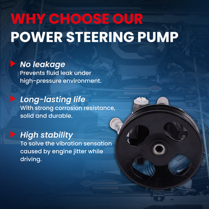 Bomba de dirección asistida MOCA compatible con Toyota Sequoia V8 4.7L 2001-2007 y Toyota Tundra V8 4.7L 2000-2006