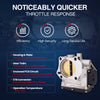 MOCA Throttle Body Fit for 2007-2010 Acura CSX 2.0L & 2006-2011 Honda Civic 2.0L & 2007-2011 Honda Element 2.4L
