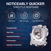 MOCA S20409 Throttle Body Fit for 2020-2025 Ford Police Interceptor Utility 3.3L & 2017-2024 Ford F-150 3.5L & 2018-2023 Lincoln Navigator 3.5L