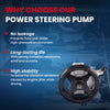 MOCA Power Steering Pump Fit for 2004-2007 Ford Crown Victoria 4.6L & 2004-2007 Mercury Grand Marquis 4.6L & 2003-2006 Lincoln Town Car 4.6L