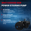 MOCA Power Steering Pump Fit for 2006-2011 Chevrolet Impala 3.5L 3.9L & 2006-2007 Chevrolet Monte Carlo 3.5L