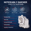 MOCA Throttle Body Fit for 2015-2018 Ford Edge 2.0L & 2016-2019 Ford Explorer 2.3L & 2015-2019 Lincoln MKC 2.0L 2.3L