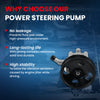MOCA Power Steering Pump Fit for 2002-2011 Nissan X-Trail 2.5L & 2007-2013 Nissan Altima 2.5L