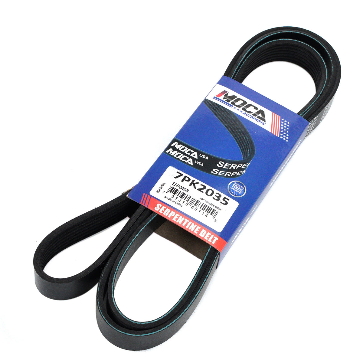 MOCA 7PK2035 Serpentine Belt Fit for 2010-2021 Mercedes-Benz Sprinter 2500 3500 3.0L & 2007-2009 Mercedes-Benz E320 3.0L & 2008-2009 Mercedes-Benz R320 3.0L