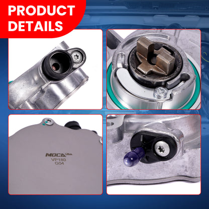 Bomba de vacío MOCA VCP180 compatible con Mercedes-Benz G63 AMG 5.5L (2013-2017), Mercedes-Benz S550e 3.0L (2015-2017) y Mercedes-Benz GL63 AMG 5.5L (2013-2016)