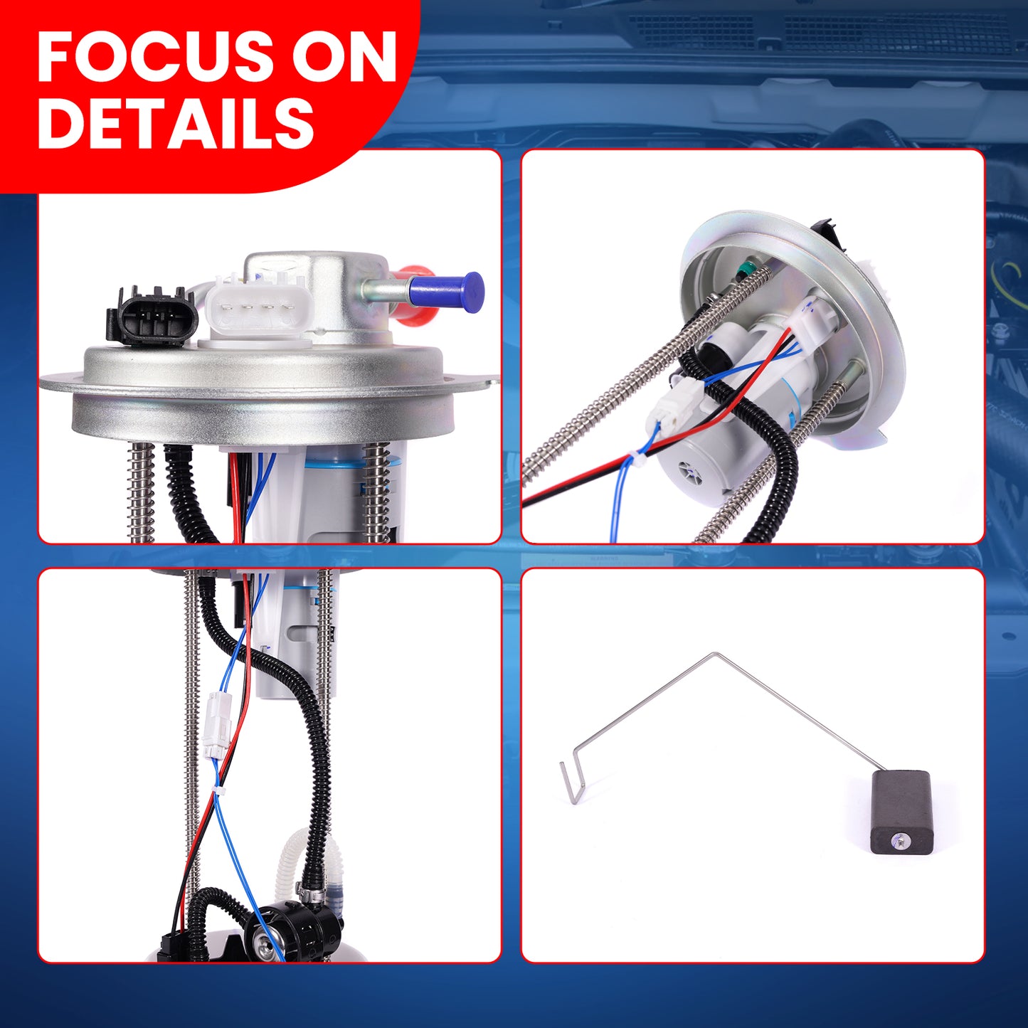 MOCA E4123M Fuel Pump Module Assembly for 2014-2018 Chevrolet Silverado 1500 & GMC Sierra 1500 4.3L 5.3L 6.2L
