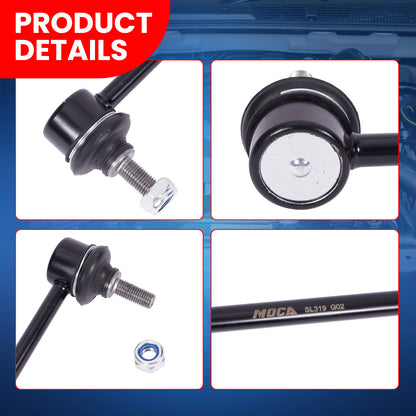 MOCA 2Pcs Front Sway Bar Link Kit Fit for 2011-2014 Chrysler 200 V6 3.6L & 2009-2014 Dodge Avenger L4 2.4L