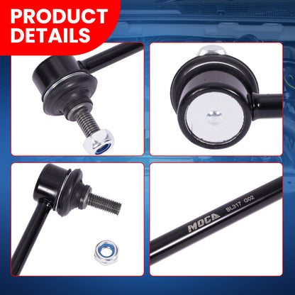 MOCA 2Pcs Front Sway Bar Link Kit Fit for 1997-2001 BMW 740i L4 4.4L & 2012-2015 Mazda 5 L4 2.5L
