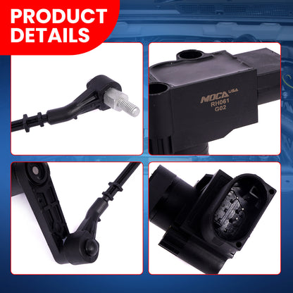 MOCA V48-72-0086 3 Pins Front Left Ride Leveling Height Sensor Fit for 2003-2009 Land Rover Range Rover 4.2L 4.4L