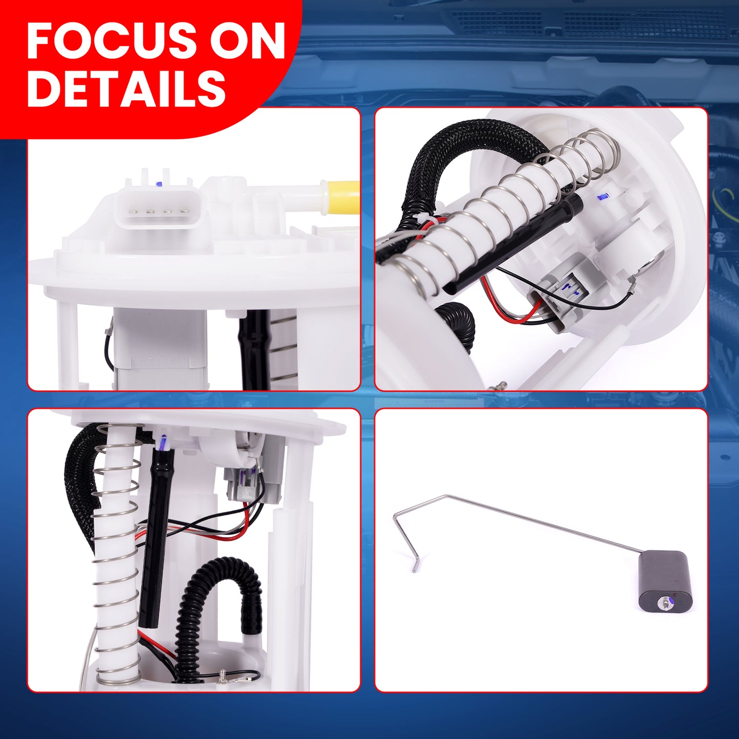 MOCA E7197M Fuel Pump Module Assembly for 2006-2010 Jeep Commander & 2005-2010 Jeep Grand Cherokee