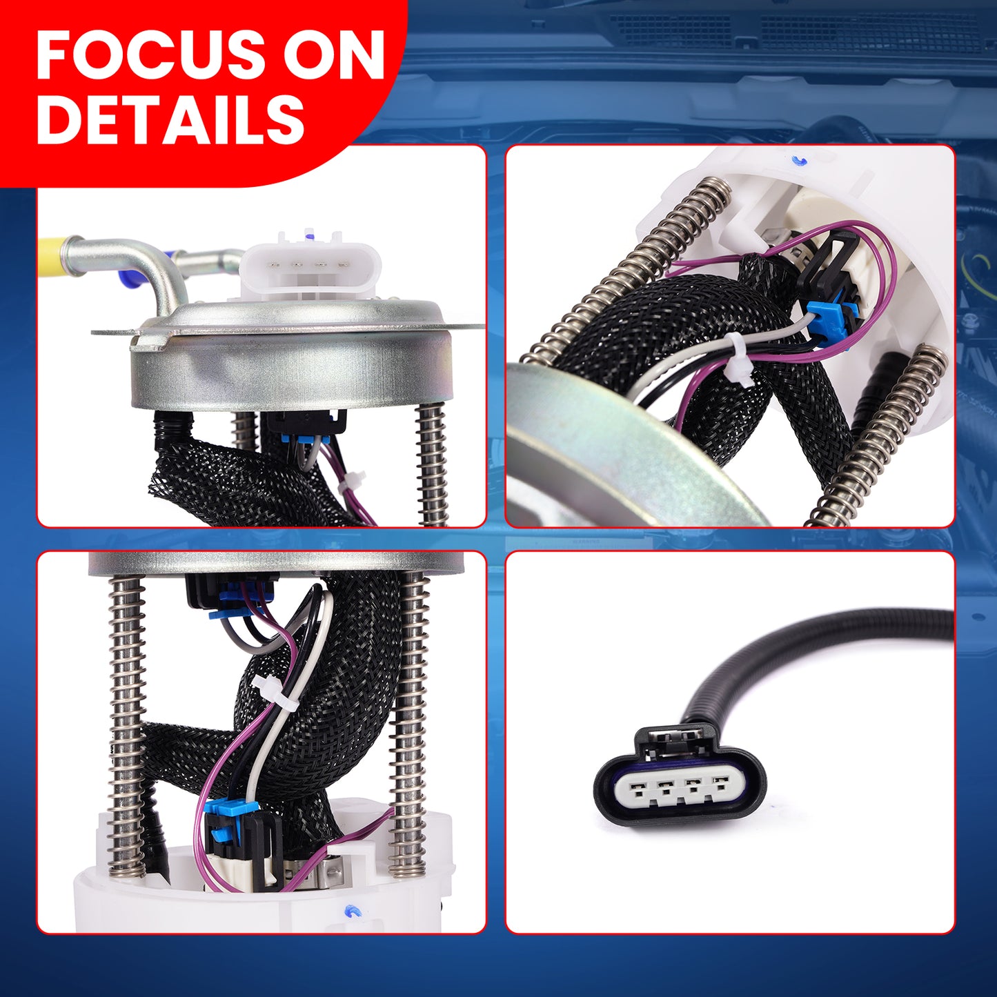 Conjunto de módulo de bomba de combustible MOCA E3549M para Chevrolet SSR 5.3L 2003-2004, GMC Envoy XL 5.3L 2003-2004 y Oldsmobile Bravada 4.2L 2002-2004