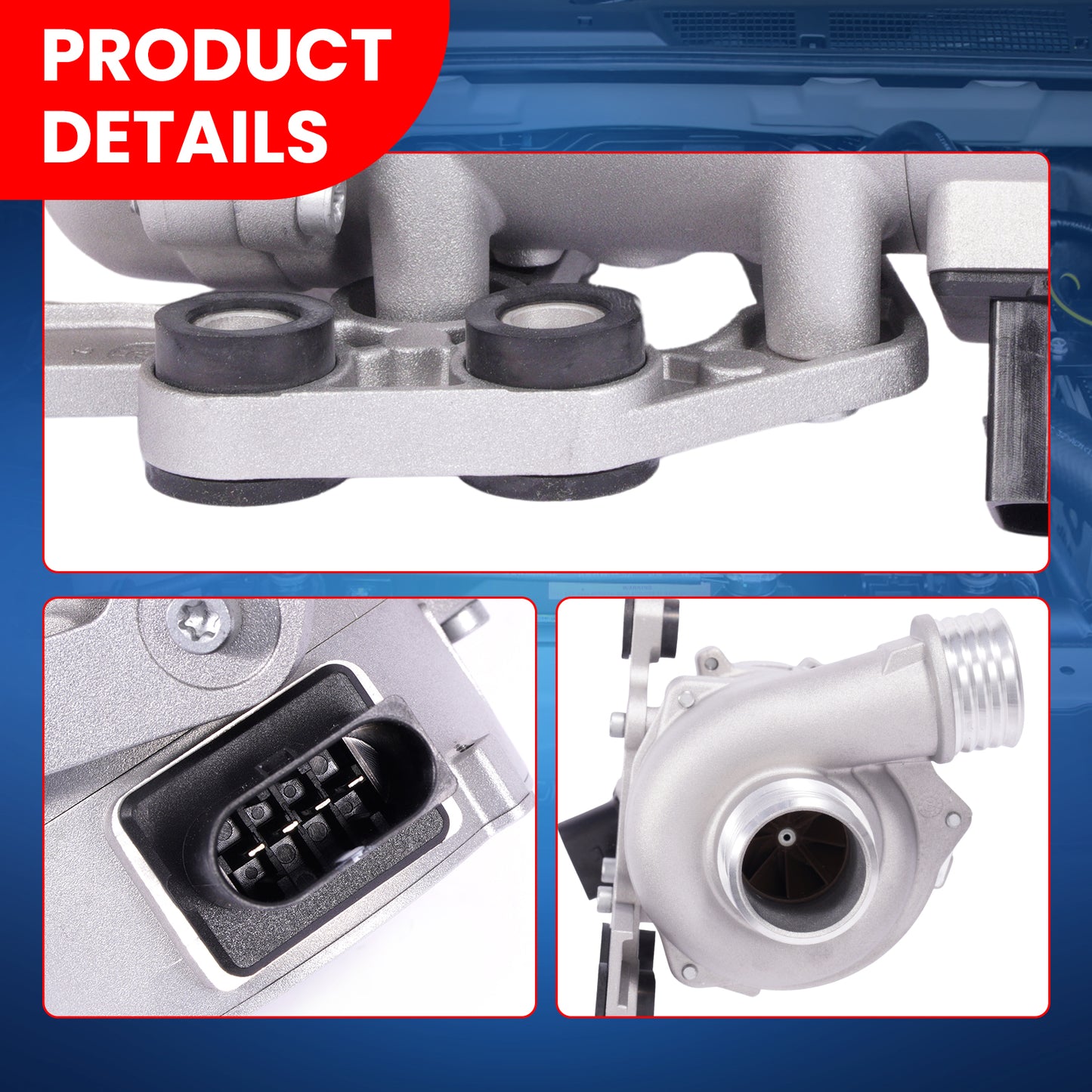 Bomba de agua eléctrica MOCA 115-2300 para BMW X3 3.0L 2011-2012 y BMW 528I 3.0L 2011