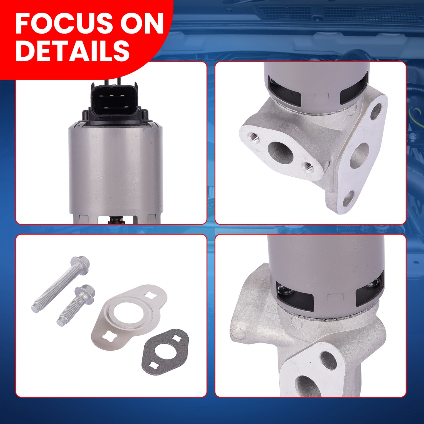 MOCA EGV1149 EGR Valve Fit for 2008-2010 Chrysler Town & Country 3.3L 3.8L & 2007-2011 Jeep Wrangler 3.8L & 2009-2010 Volkswagen Routan 3.8L