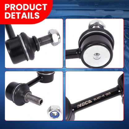 MOCA 2x Front Sway Bar End Links Fit for 2006-2011 Honda Civic & Acura CSX