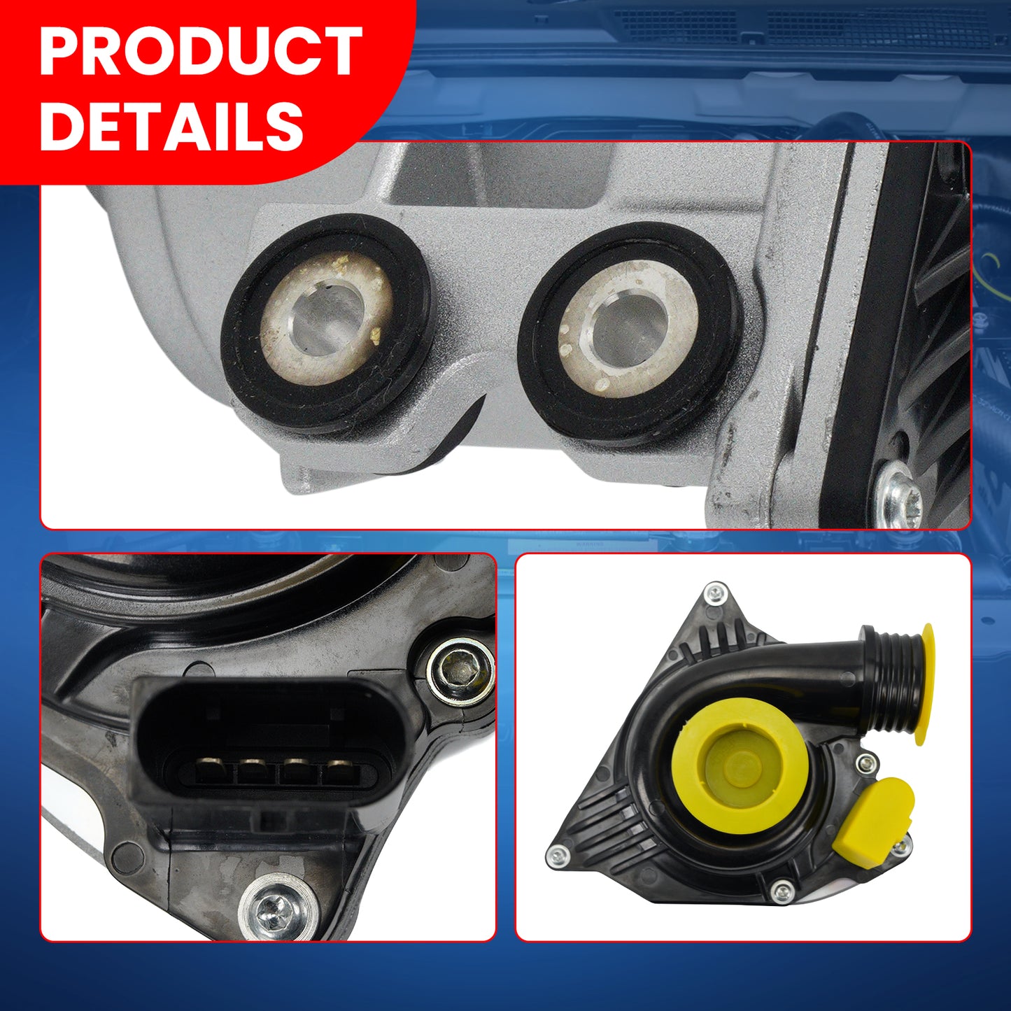 Bomba de agua de motor eléctrico MOCA compatible con BMW X5 3.0L 2007-2010