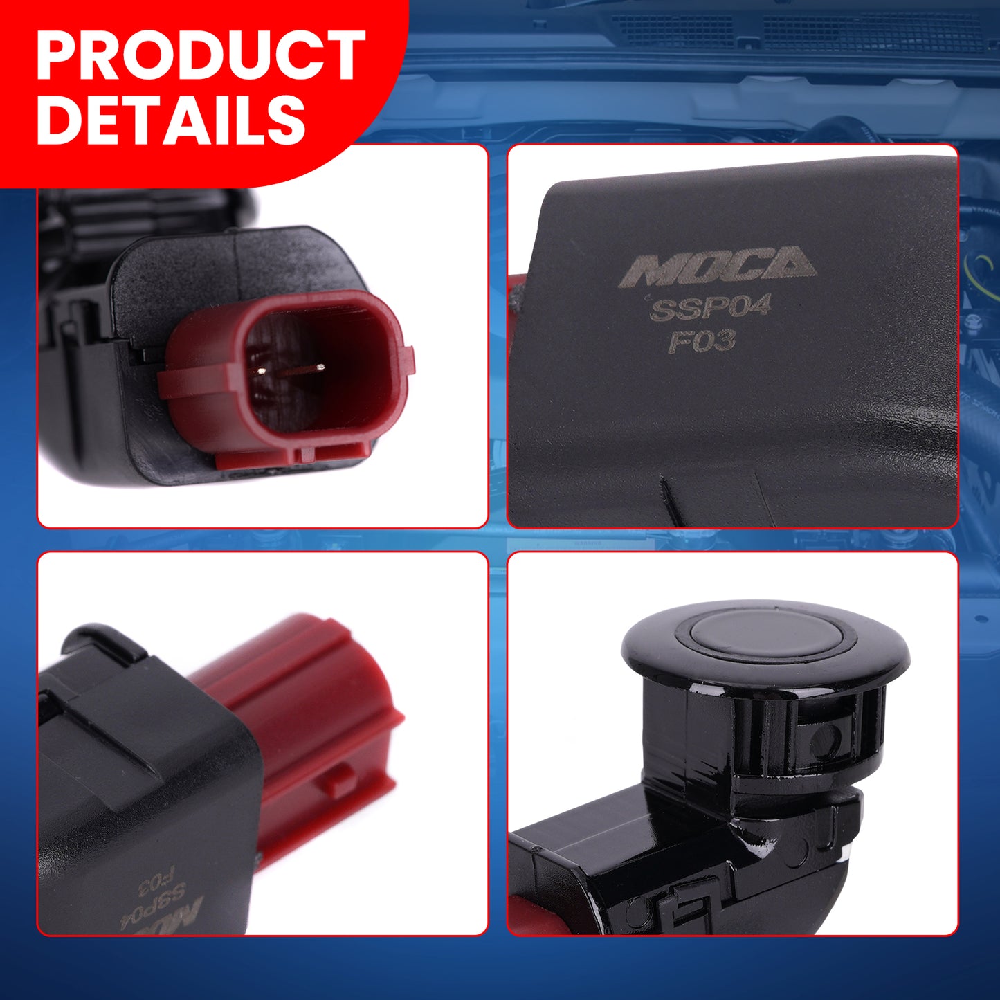 MOCA Rear Parking Aid Sensor Fit for 2005-2010 Honda Odyssey