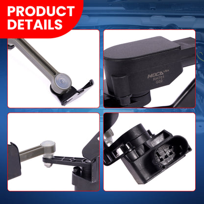 MOCA V10-72-0070 Rear Right Ride Leveling Height Sensor Fit for 2003-2013 Bentley Continental & 2004-2010 Audi A8 Quattro & 2004-2006 Volkswagen Phaeton