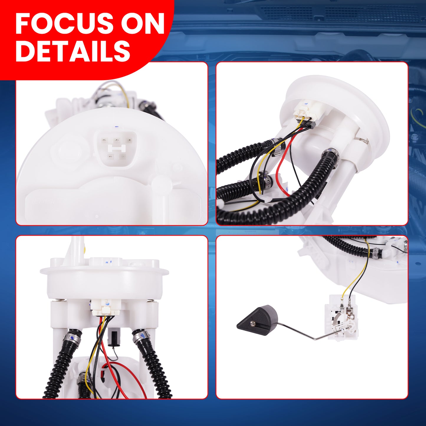 Conjunto de módulo de bomba de combustible MOCA E8566M para Honda Civic 1.3L (2003-2005), Honda Civic 1.7L (2001-2005) y Honda Civic 2.0L (2002-2005)