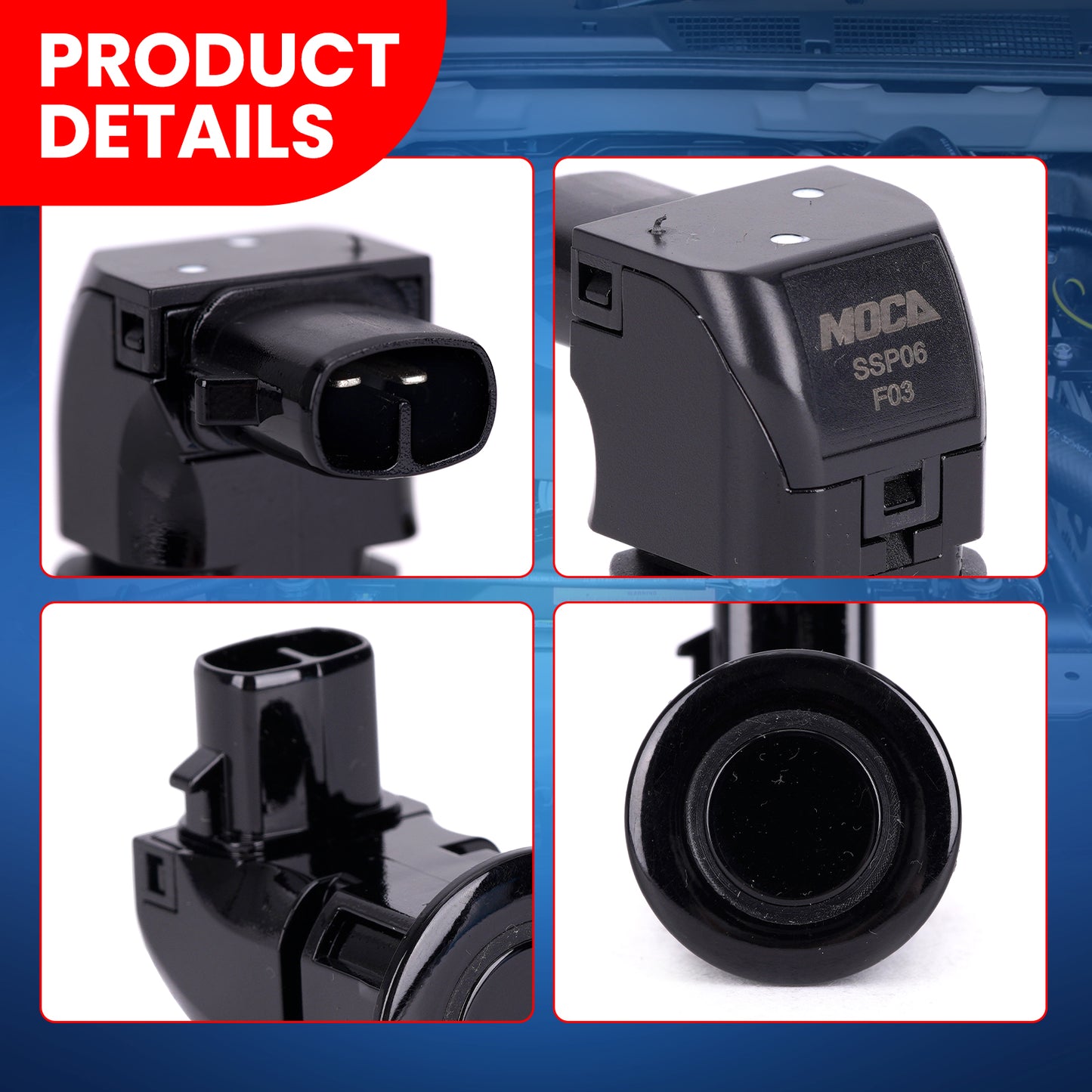 MOCA Parking Aid Sensor Fit for 2009-2011 Lexus GS450h & 2008-2010 Lexus IS F & 2006-2010 Lexus IS350