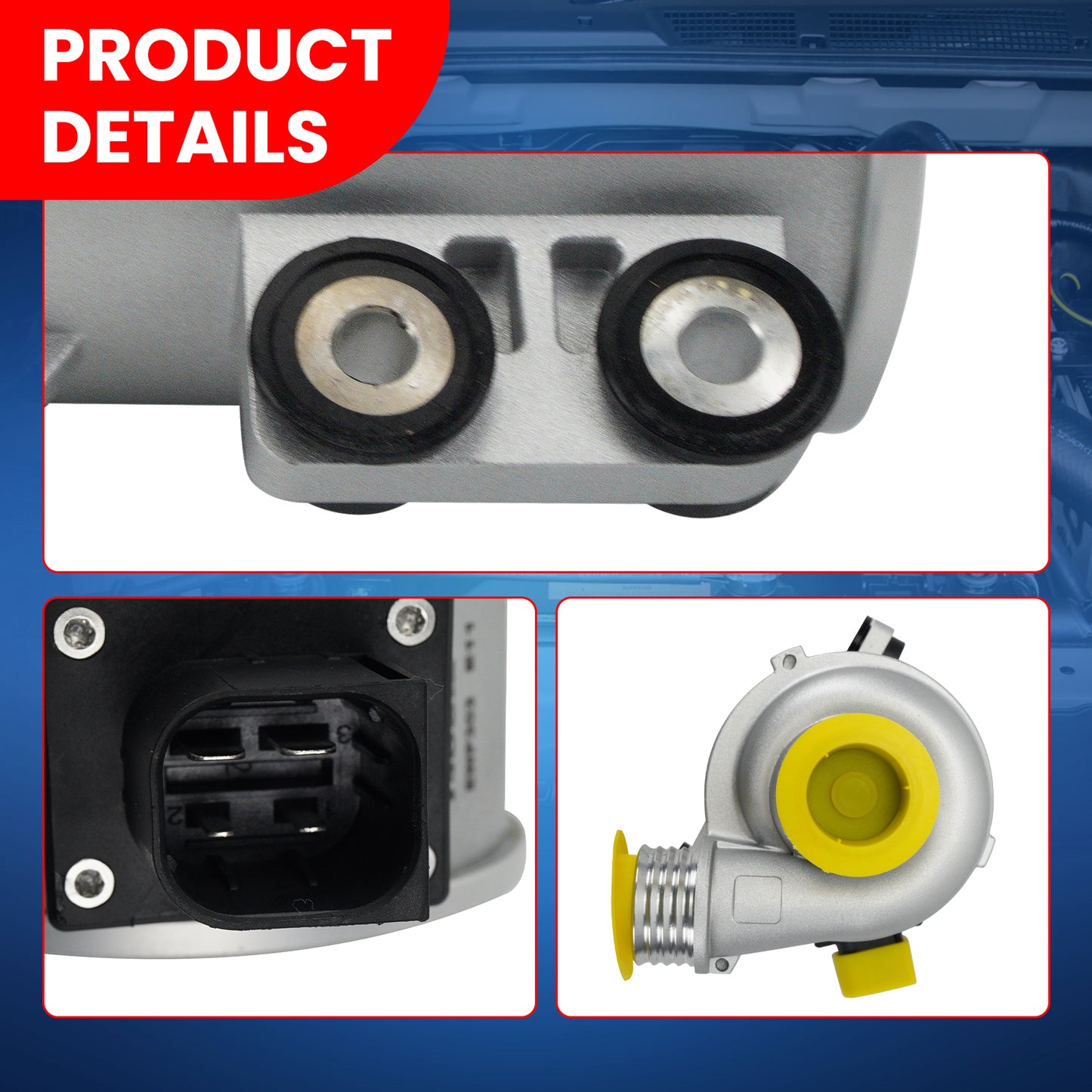 Bomba de agua eléctrica MOCA para BMW 328i, 528i Z4 2.0L (2012-2016) y BMW X3 2.0L (2013-2017)