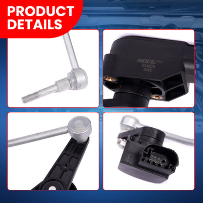 MOCA V10-72-0070 Front Right Ride Leveling Height Sensor Fit for 2006-2013 Bentley Continental & 2004-2010 Audi A8 Quattro & 2007-2010 Audi S8