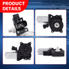 MOCA Front Rear Right Power Window Motor Fit for 2008-2014 Buick Enclave & 2004-2012 Chevrolet Malibu & 2007-2012 GMC Acadia
