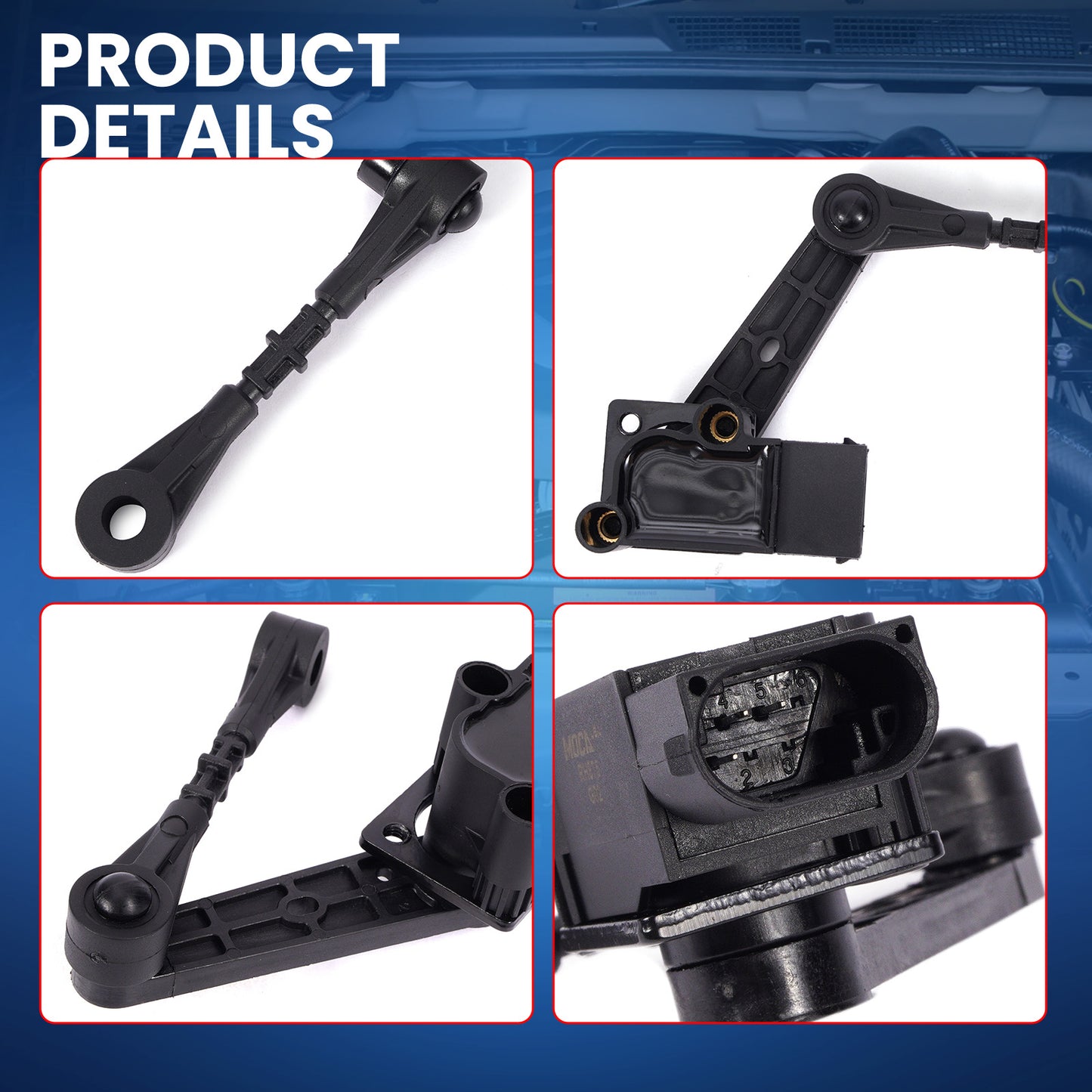 MOCA RH3875 Front Right Ride Height Level Sensor Fit for 2005-2009 Land Rover LR3 4.0L 4.4L