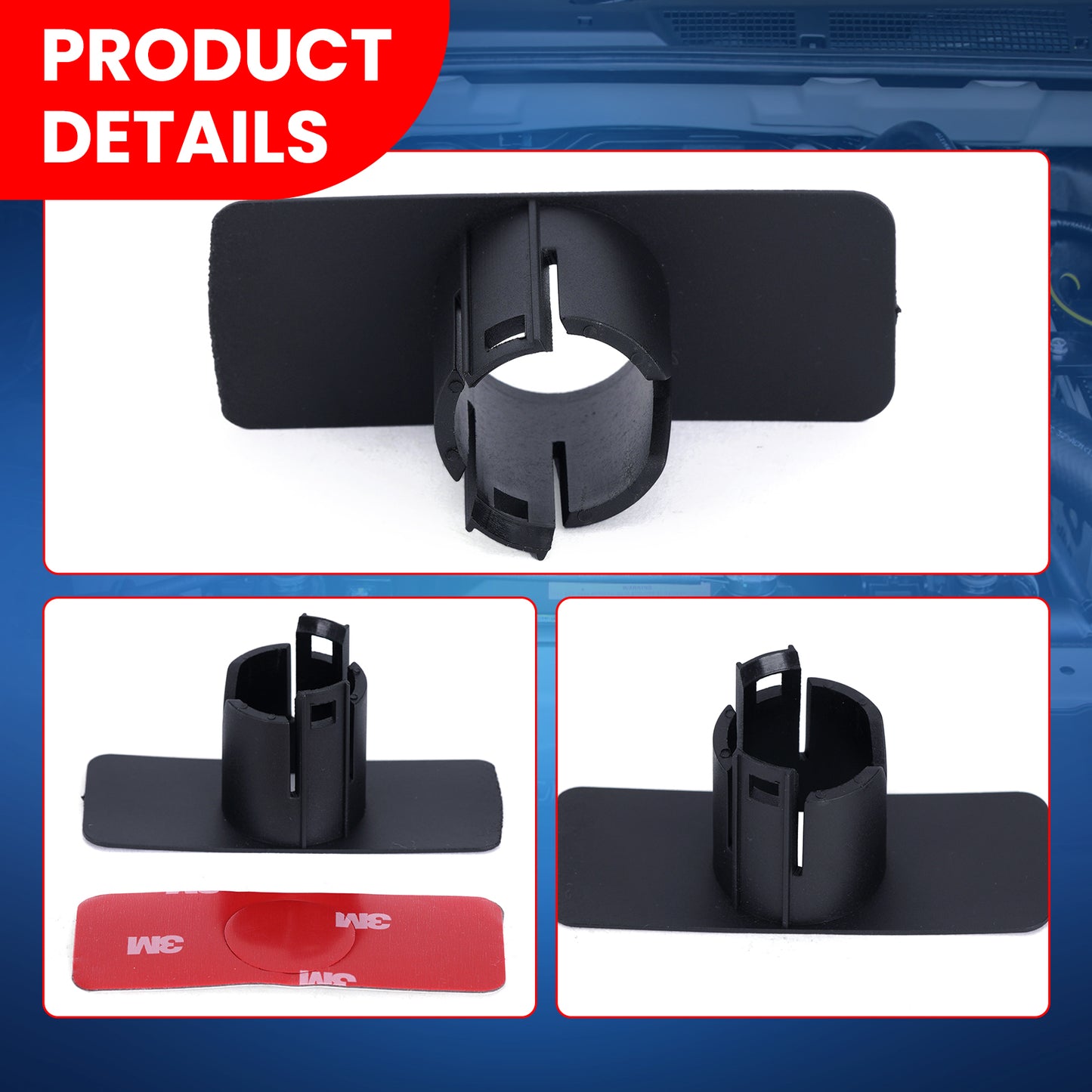 Soporte para sensor de asistencia al estacionamiento MOCA compatible con BMW 525i y 530i (2004-2007), BMW X3 (2004-2006) y BMW X5 (2000-2006)