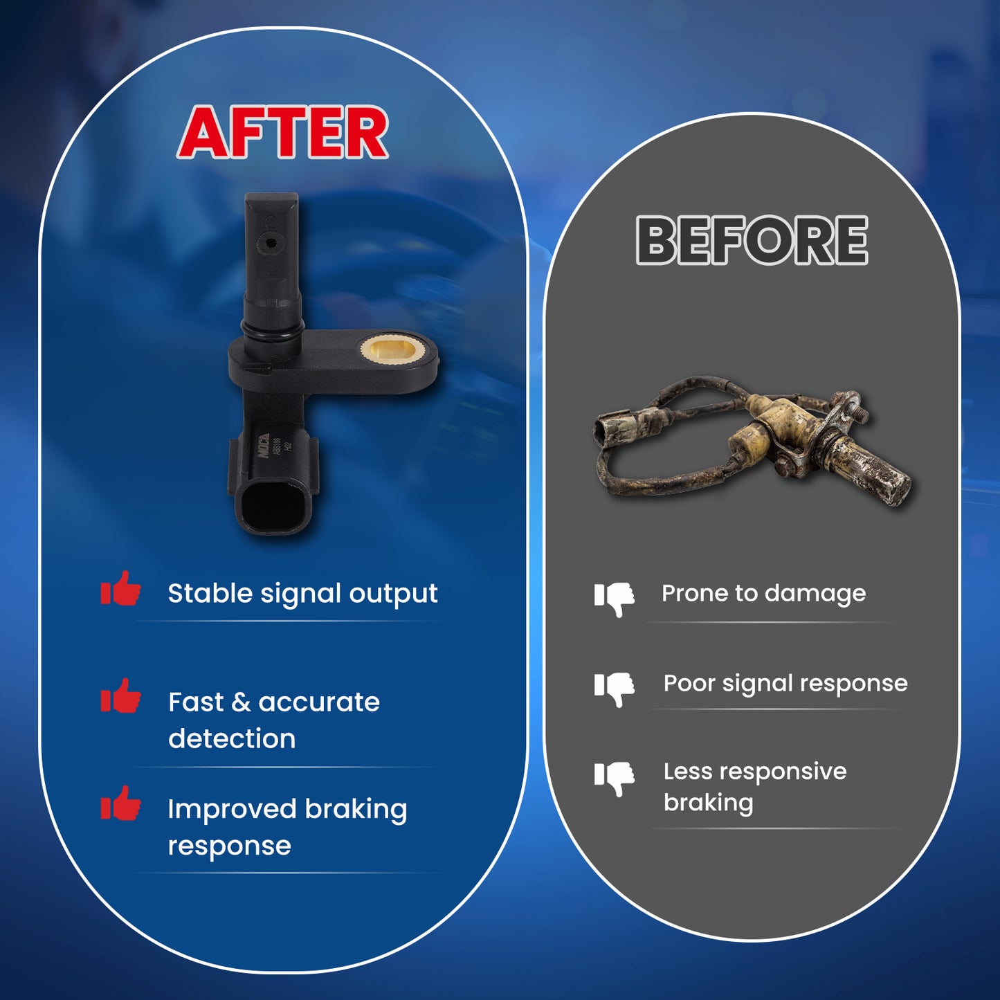 MOCA ABS Wheel Speed Sensor - ABS166