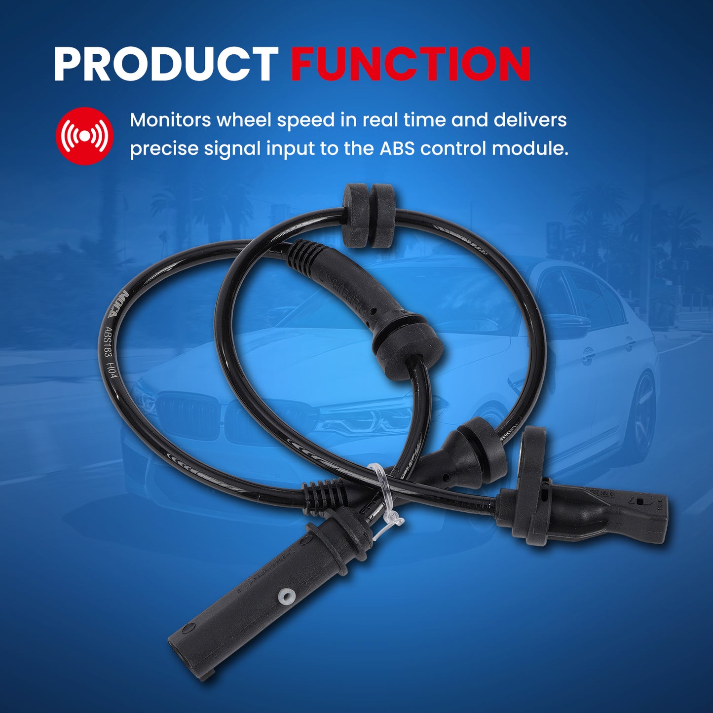 MOCA ABS Wheel Speed Sensor - ABS183